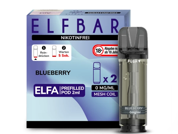 ELFBAR Elfa Pods OHNE Nikotin - Vapor Händler Webshop