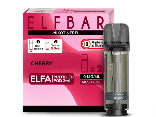 ELFBAR Elfa Pods OHNE Nikotin - Vapor Händler Webshop