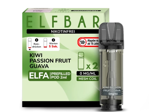 ELFBAR Elfa Pods OHNE Nikotin - Vapor Händler Webshop