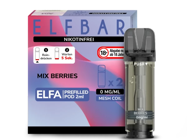ELFBAR Elfa Pods OHNE Nikotin - Vapor Händler Webshop