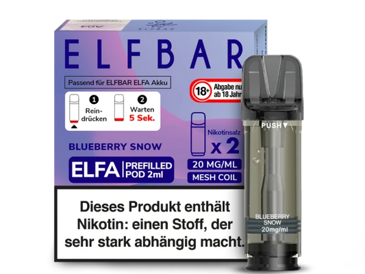 ELFBAR Elfa Pods mit 20 ml Nikotin - Vapor Händler Webshop