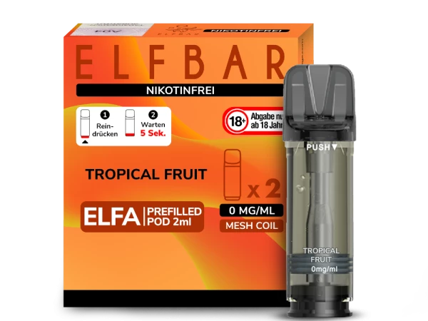 ELFBAR Elfa Pods OHNE Nikotin - Vapor Händler Webshop