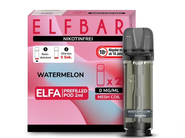 ELFBAR Elfa Pods OHNE Nikotin - Vapor Händler Webshop