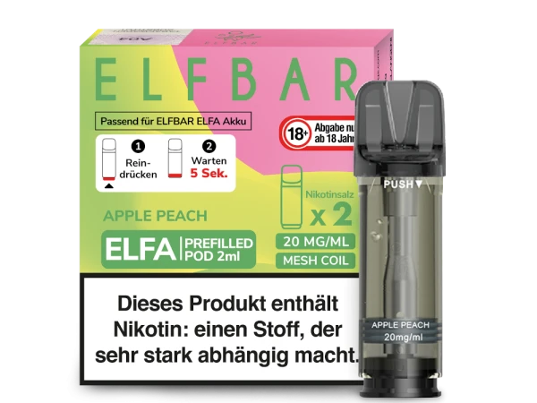 ELFBAR Elfa Pods mit 20 ml Nikotin - Vapor Händler Webshop