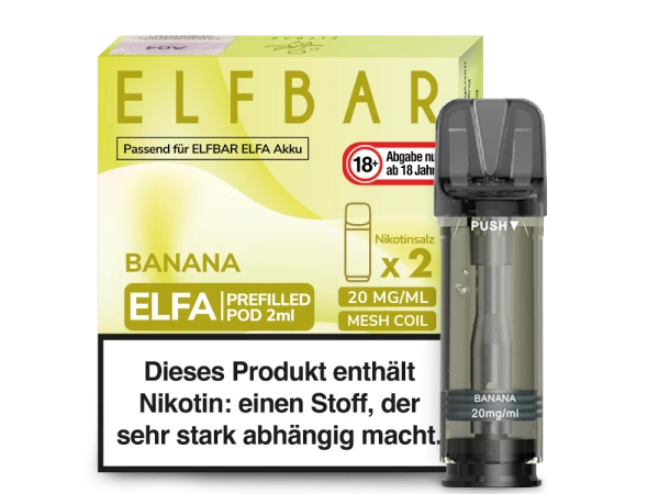 ELFBAR Elfa Pods mit 20 ml Nikotin - Vapor Händler Webshop