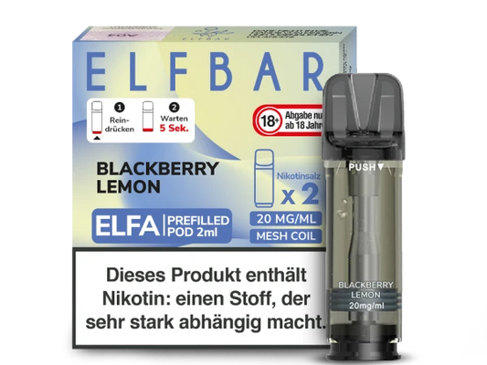 ELFBAR Elfa Pods mit 20 ml Nikotin - Vapor Händler Webshop