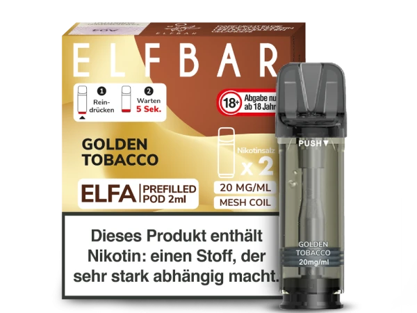 ELFBAR Elfa Pods mit 20 ml Nikotin - Vapor Händler Webshop