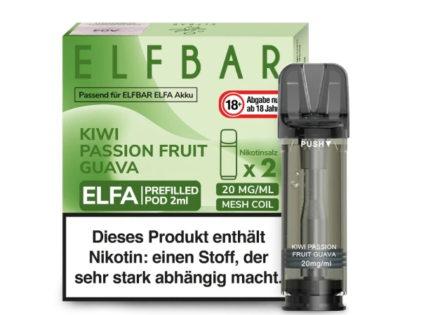 ELFBAR Elfa Pods mit 20 ml Nikotin - Vapor Händler Webshop