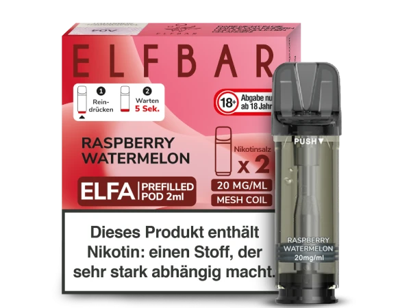 ELFBAR Elfa Pods mit 20 ml Nikotin - Vapor Händler Webshop