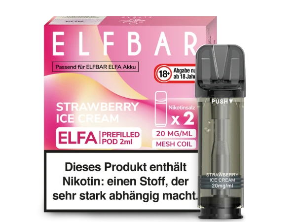 ELFBAR Elfa Pods mit 20 ml Nikotin - Vapor Händler Webshop