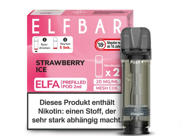 ELFBAR Elfa Pods mit 20 ml Nikotin - Vapor Händler Webshop