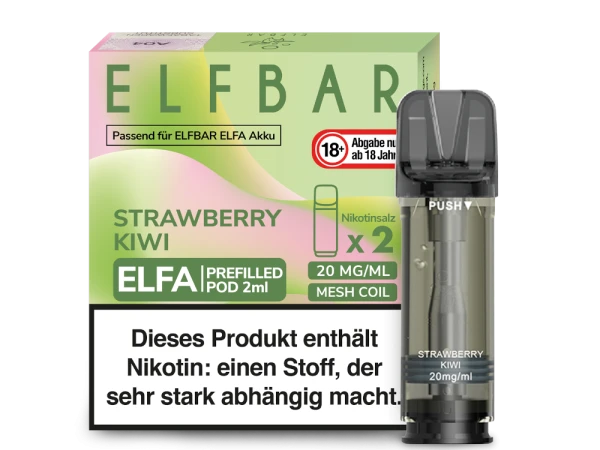 ELFBAR Elfa Pods mit 20 ml Nikotin - Vapor Händler Webshop