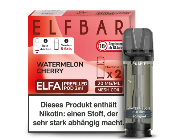 ELFBAR Elfa Pods mit 20 ml Nikotin - Vapor Händler Webshop