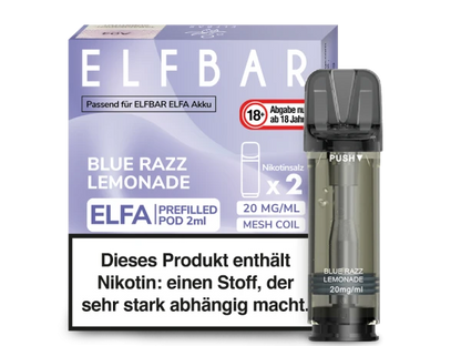 ELFBAR Elfa Pods mit 20 ml Nikotin - Vapor Händler Webshop