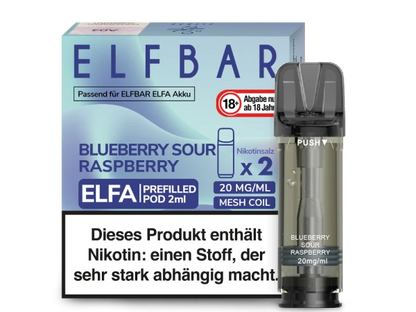 ELFBAR Elfa Pods mit 20 ml Nikotin - Vapor Händler Webshop