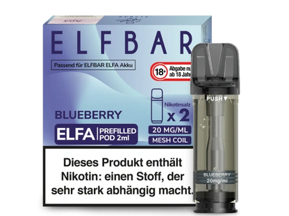 ELFBAR Elfa Pods mit 20 ml Nikotin - Vapor Händler Webshop