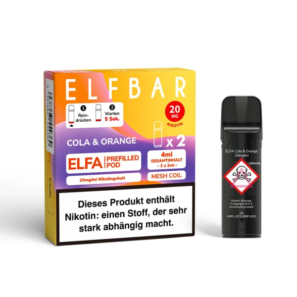 Elfbar Elfa Pods mit 20 mg Nikotin – Elfbar Elfa Pods Großhandel