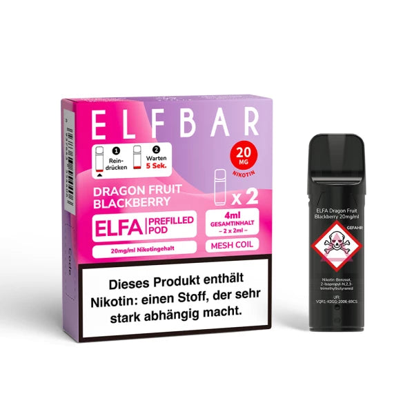 Elfbar Elfa Pods mit 20 mg Nikotin – Elfbar Elfa Pods Großhandel
