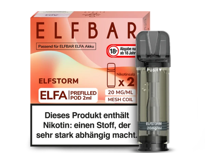 ELFBAR Elfa Pods mit 20 ml Nikotin - Vapor Händler Webshop