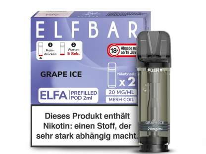 ELFBAR Elfa Pods mit 20 ml Nikotin - Vapor Händler Webshop