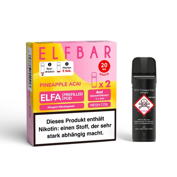 Elfbar Elfa Pods mit 20 mg Nikotin – Elfbar Elfa Pods Großhandel