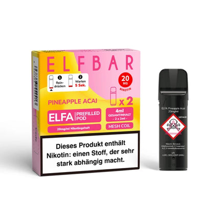 Elfbar Elfa Pods mit 20 mg Nikotin – Elfbar Elfa Pods Großhandel