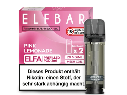 ELFBAR Elfa Pods mit 20 ml Nikotin - Vapor Händler Webshop