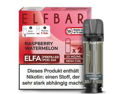 ELFBAR Elfa Pods mit 20 ml Nikotin - Vapor Händler Webshop