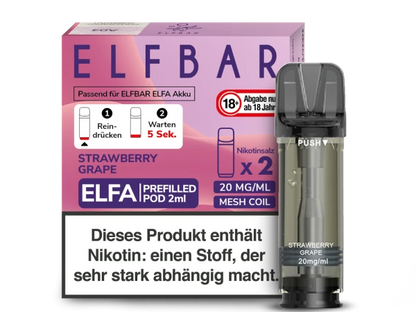 ELFBAR Elfa Pods mit 20 ml Nikotin - Vapor Händler Webshop