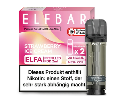 ELFBAR Elfa Pods mit 20 ml Nikotin - Vapor Händler Webshop