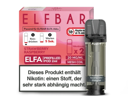 ELFBAR Elfa Pods mit 20 ml Nikotin - Vapor Händler Webshop