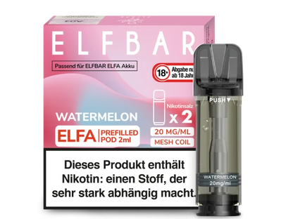 ELFBAR Elfa Pods mit 20 ml Nikotin - Vapor Händler Webshop