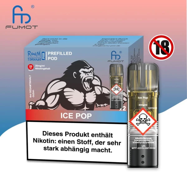 RandM Tornado mit 20mg Nikotin - Vapor Händler Webshop