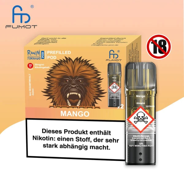 RandM Tornado mit 20mg Nikotin - Vapor Händler Webshop