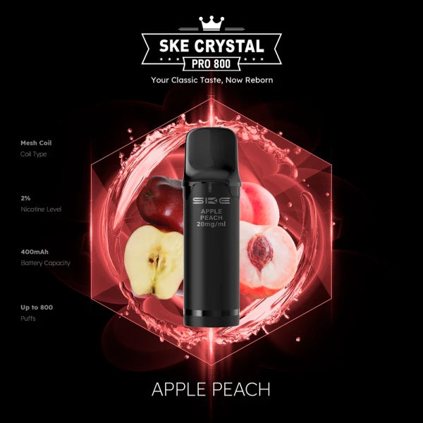 SKE Crystal Pro 800 – 20 mg Pods | Großhandel
