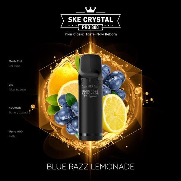 SKE Crystal Pro 800 – 20 mg Pods | Großhandel