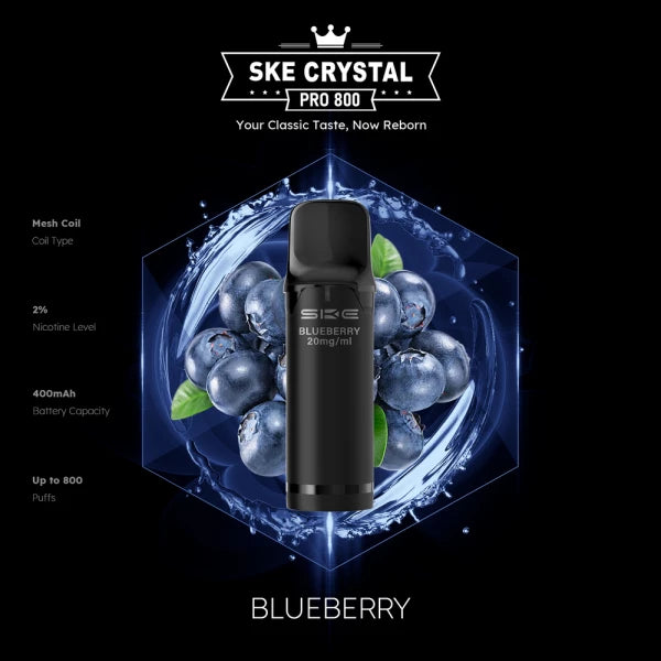 SKE Crystal Pro 800 – 20 mg Pods | Großhandel