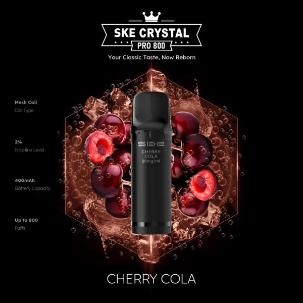 SKE Crystal Pro 800 – 20 mg Pods | Großhandel