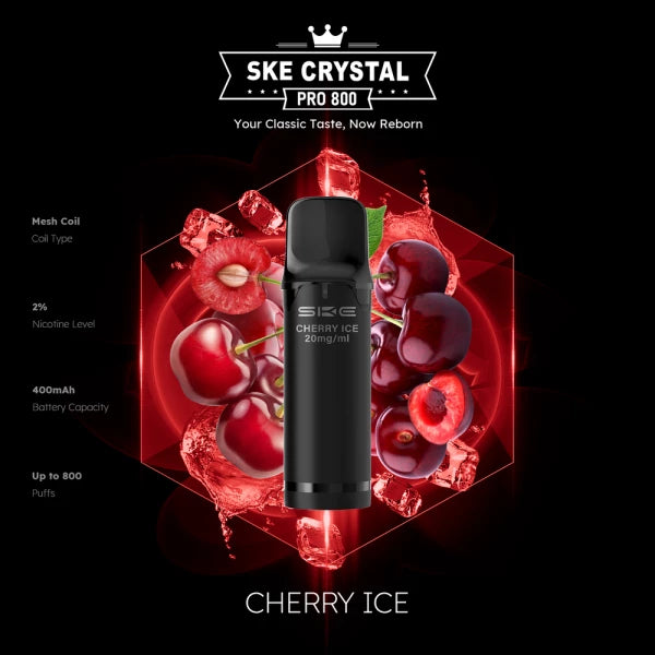 SKE Crystal Pro 800 – 20 mg Pods | Großhandel
