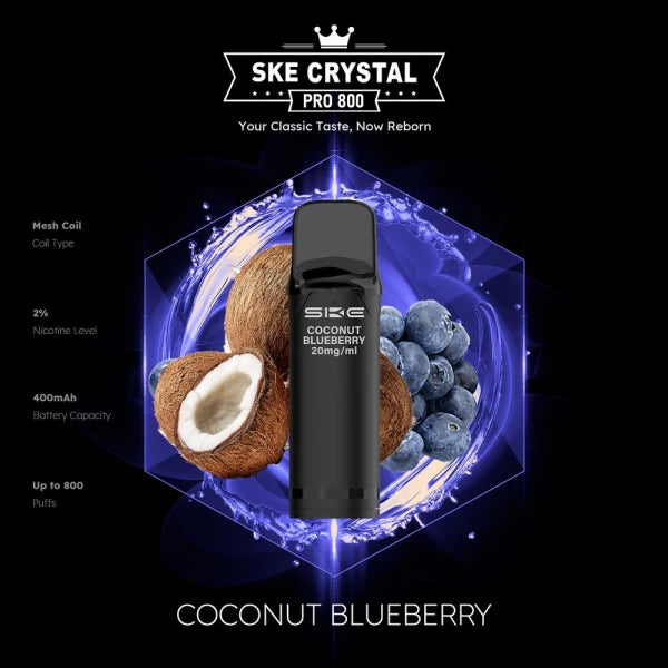 SKE Crystal Pro 800 – 20 mg Pods | Großhandel