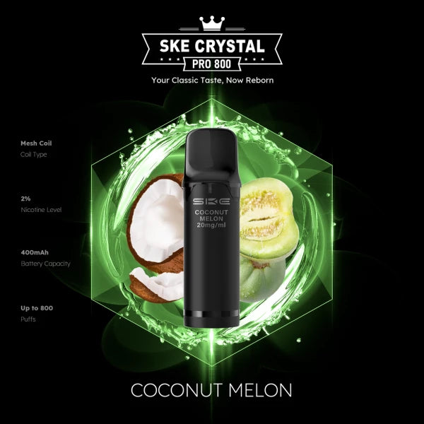 SKE Crystal Pro 800 – 20 mg Pods | Großhandel