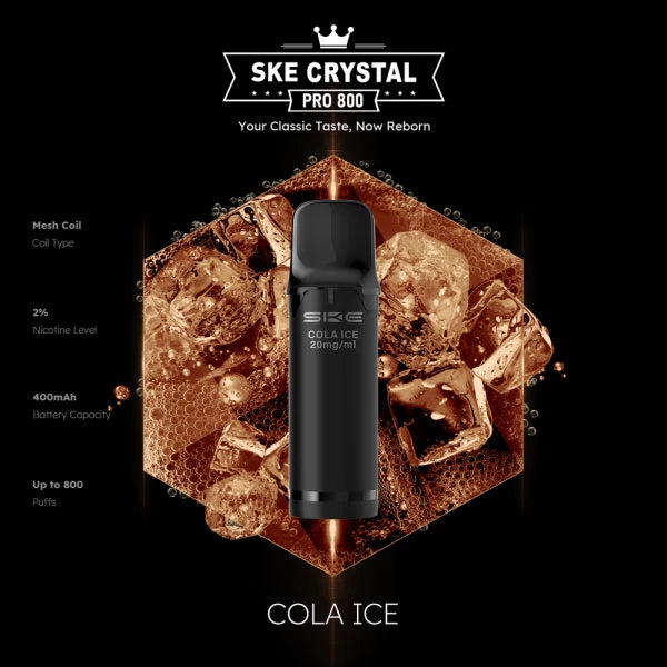 SKE Crystal Pro 800 – 20 mg Pods | Großhandel