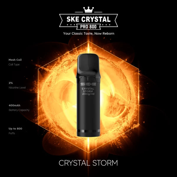 SKE Crystal Pro 800 – 20 mg Pods | Großhandel