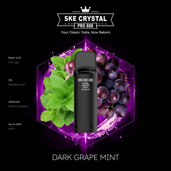 SKE Crystal Pro 800 – 20 mg Pods | Großhandel