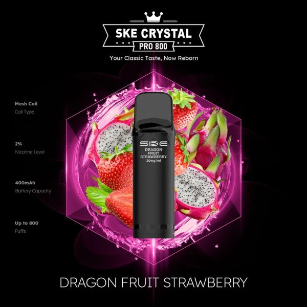 SKE Crystal Pro 800 – 20 mg Pods | Großhandel