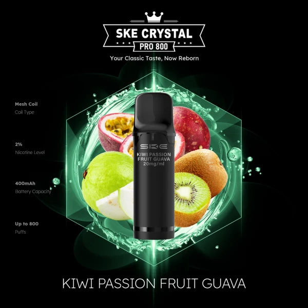SKE Crystal Pro 800 – 20 mg Pods | Großhandel