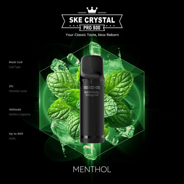 SKE Crystal Pro 800 – 20 mg Pods | Großhandel
