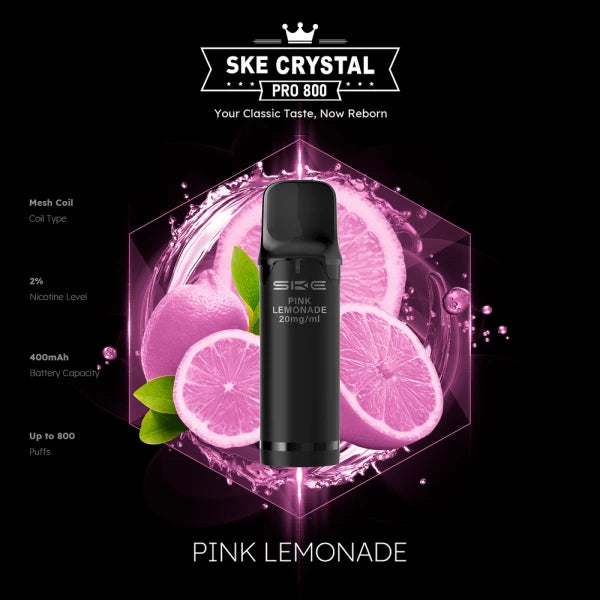 SKE Crystal Pro 800 – 20 mg Pods | Großhandel