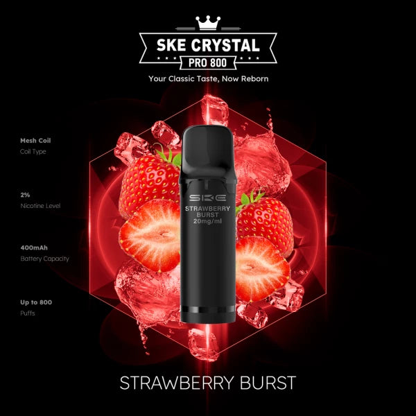 SKE Crystal Pro 800 – 20 mg Pods | Großhandel