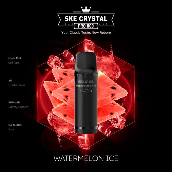 SKE Crystal Pro 800 – 20 mg Pods | Großhandel